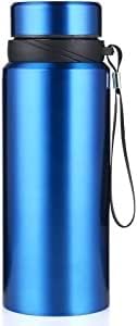 750ML Portable Double Wall Thermos Stainless Steel Insulated Water Bottle Vacuum Flask Thermoses Cup Travel Coffee Mug (Color : B) Sealed and waterproof, compact and portable