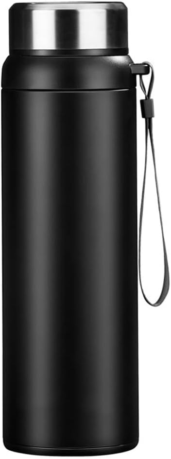 Thermos Bottle with Tea Filter Vacuum Flask Sealed Leakproof Stainless Steel Milk Big Capacity Travel Insulated Cup (1000ML)