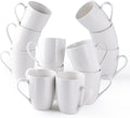 12oz Off White Coffee Mugs Set of 12, Ceramic Coffee Mugs with Large Handle for Man, Woman, Light Weight Coffee Mugs Set for Latte/Cappuccino/Cocoa/Milk, Dishwasher & Microwave Safe, 12Pcs