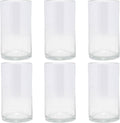 Classic Clear Bubble 18 ounce Glass Water Tumbler Set of 6